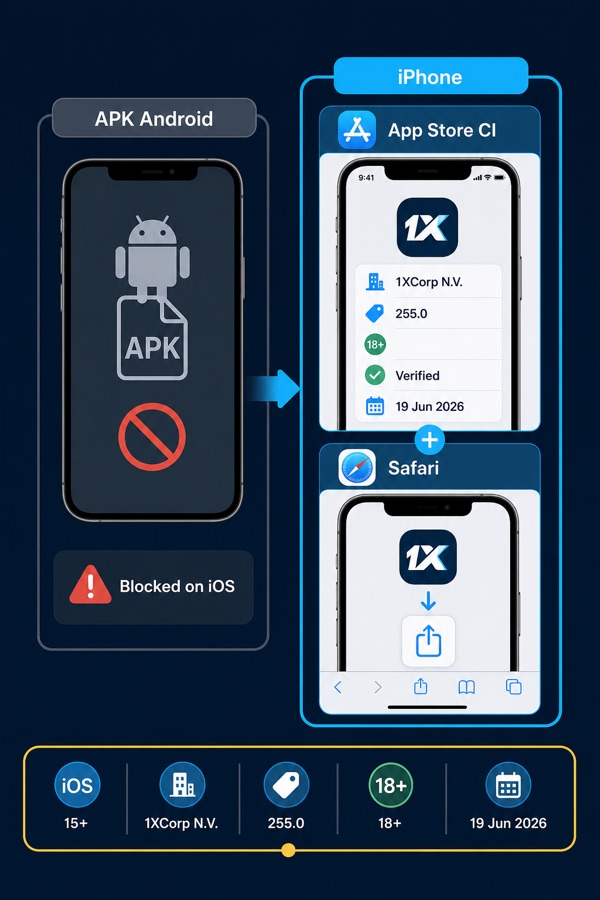 1xBet mobile app: Android and iPhone